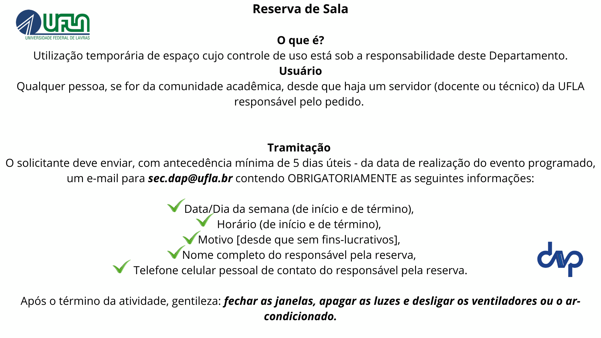 Reserva de Sala DAP
